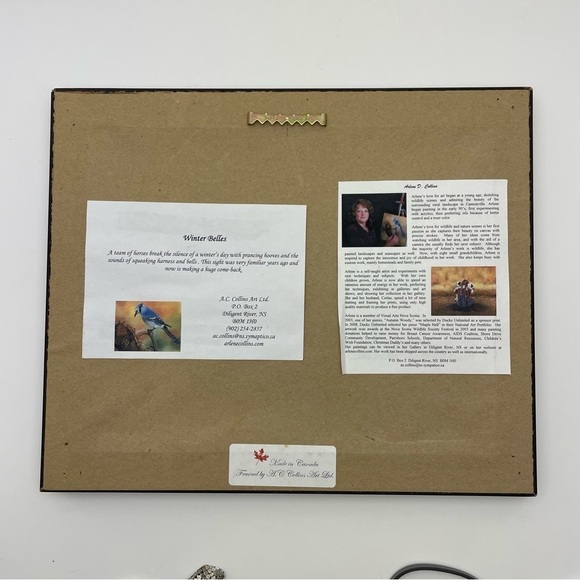 Framed Horse Print by a Canadian Artist - Picture 3 of 10